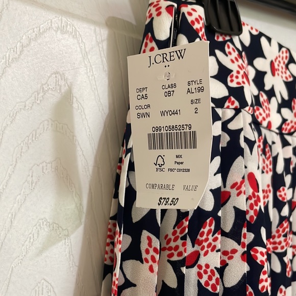 NWT J.Crew Womens Floral Skirt - Picture 2 of 4